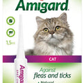 Amigard Natural & Non-Toxic Flea & Ticks Spot On For Cats - Kohepets