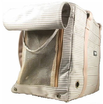 Petcare Pet Carry Bag Khaki Stripes - Kohepets