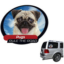 Pet Tatz Pug Car Window Sticker