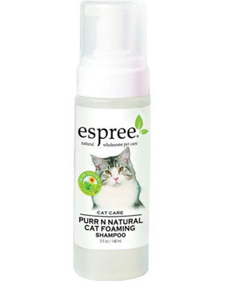 Espree Purr N Natural Cat Foaming Shampoo 5oz - Kohepets
