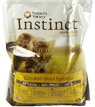 Nature's Variety Instinct Grain-Free Chicken Dry Cat Food 5.5lb - Kohepets