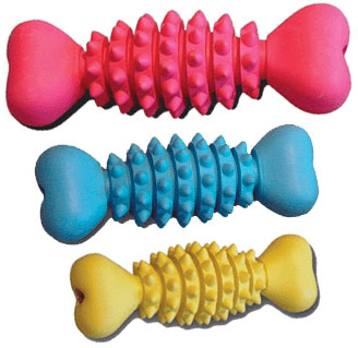 JW Cyber Bone Rubber Dog Toy Small - Kohepets