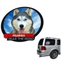Pet Tatz Husky Car Window Sticker - Kohepets