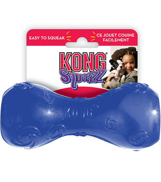 Kong Squeezz Dumbbell Large - Kohepets