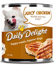 Daily Delight Juicy Chicken Canned Dog Food 700g