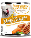 Daily Delight Juicy Chicken And Veggy Canned Dog Food 700g