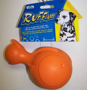 JW Ruffians Fish Rubber Dog Toy - Kohepets