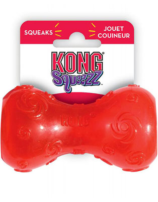 Kong Squeezz Dumbbell Small - Kohepets