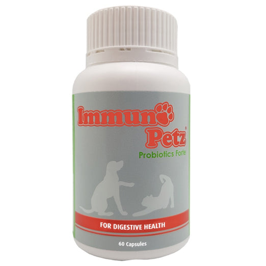 Immuno-Petz Probiotics Forte Digestive Pet Supplements 60 Caps - Kohepets