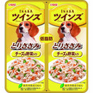 Inaba Chicken Fillet with Cheese & Vegetables in Jelly Twin Pouch Dog Food 80g (Exp 22 Oct)