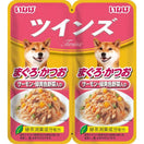 Inaba Tuna with Salmon & Vegetables Twin Pouch Dog Food 80g