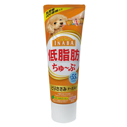 3 FOR $19.90: Inaba Wan Churu Tube Chicken Fillet & Cheese Grain-Free Liquid Dog Treat 80g - Kohepets