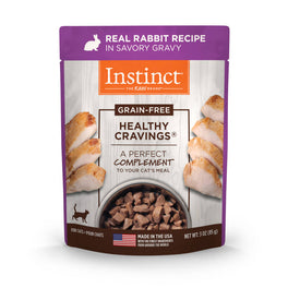 Instinct Healthy Cravings Real Rabbit Grain-Free Wet Cat Food Topper 3oz - Kohepets