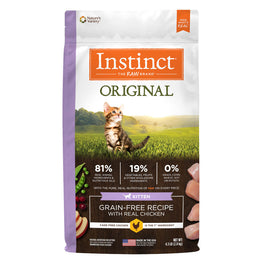 Instinct Original Real Chicken Grain-Free Kitten Dry Cat Food 4.5lb - Kohepets