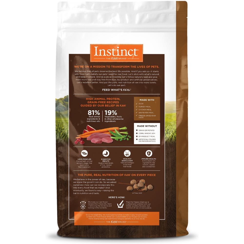 Instinct Original Real Duck Grain-Free Dry Cat Food 10lb