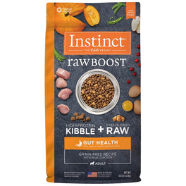 Instinct Raw Boost Gut Health Real Chicken Grain-Free Dry Dog Food 4lb - Kohepets