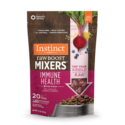 Instinct Raw Boost Mixers Immune Health Freeze-Dried Raw Dog Food Topper (Exp 28 Dec) - Kohepets