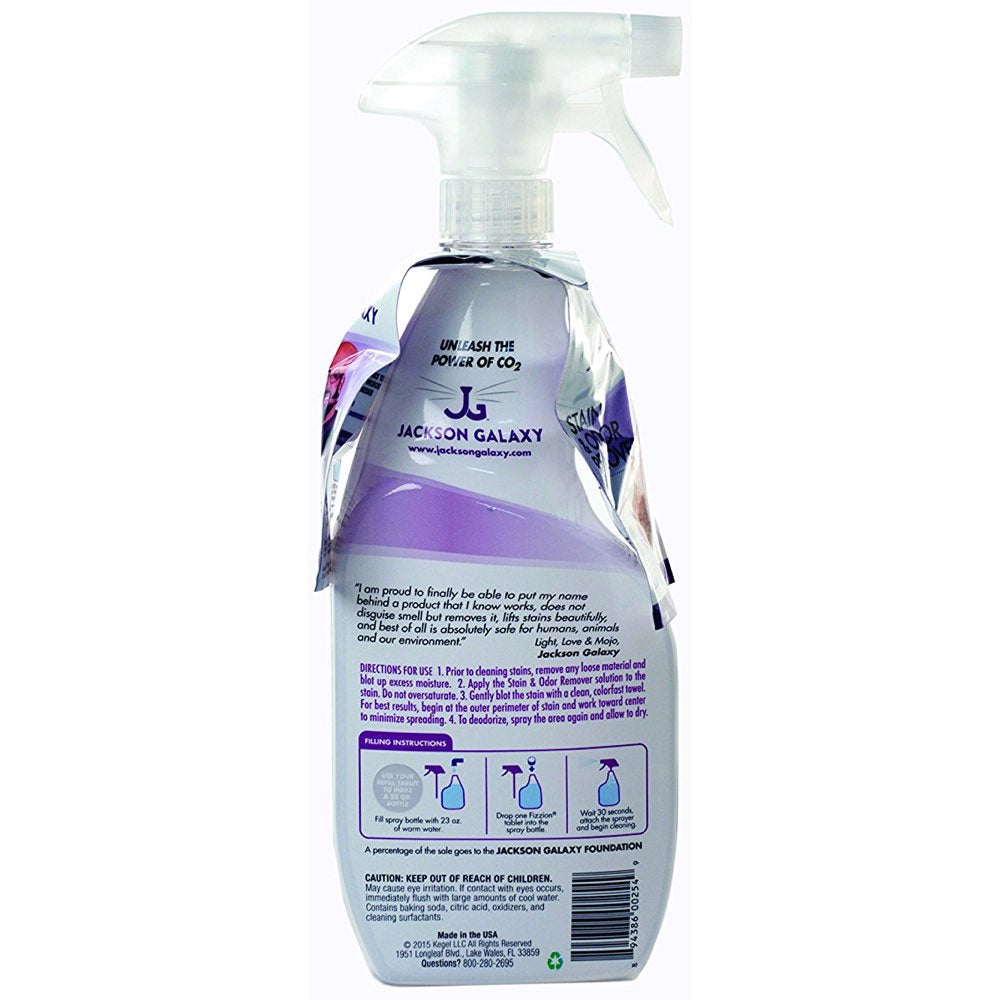 Jackson Galaxy's Fizzion Stain & Odor Remover 23oz - Kohepets