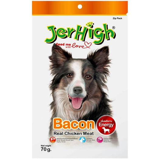 Jerhigh Bacon Dog Treat 70g - Kohepets