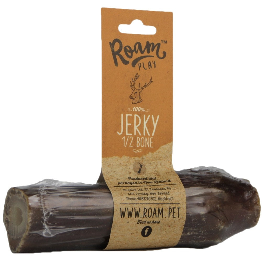 Roam Play 100% Jerky Half Bone Air Dried Dog Chew Treat - Kohepets
