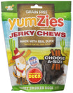 Nootie Yumzies Grain Free Duck Jerky Chews Hickory Smoked Flavor Dog Treats