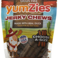 Nootie Yumzies Grain Free Duck Jerky Chews Pumpkin Flavor Dog Treats 12.5oz - Kohepets
