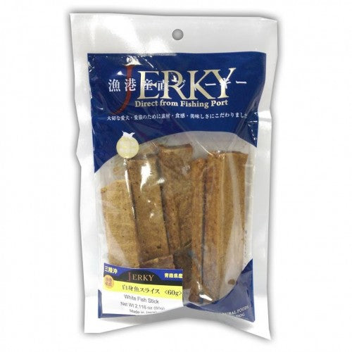 Jerky White Fish Stick Cat & Dog Treat 60g - Kohepets