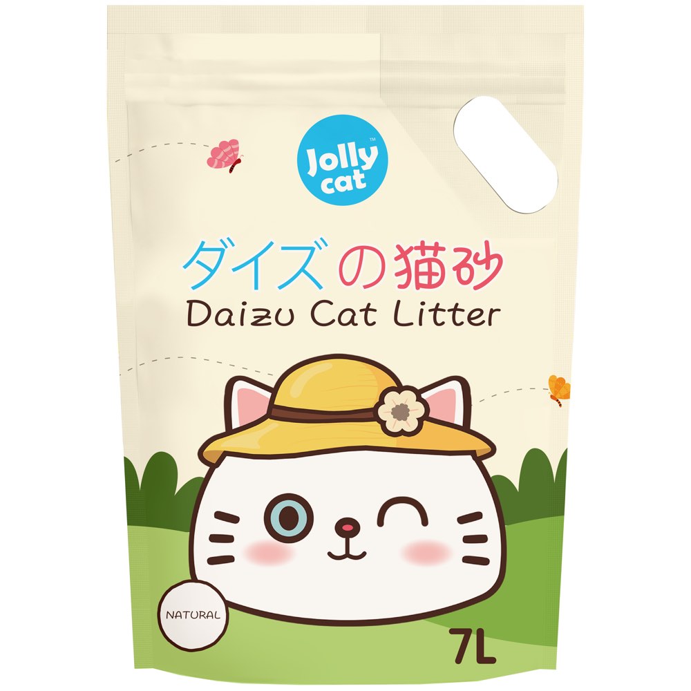 Jollycat Daizu Natural Clumping Tofu Cat Litter 7L | Kohepets
