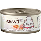 Jollycat Fresh White Meat Tuna, Shrimp & Calamari In Gravy Grain-Free Canned Cat Food 80g
