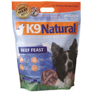 K9 Natural Raw Frozen Beef Feast Dog Food 5kg