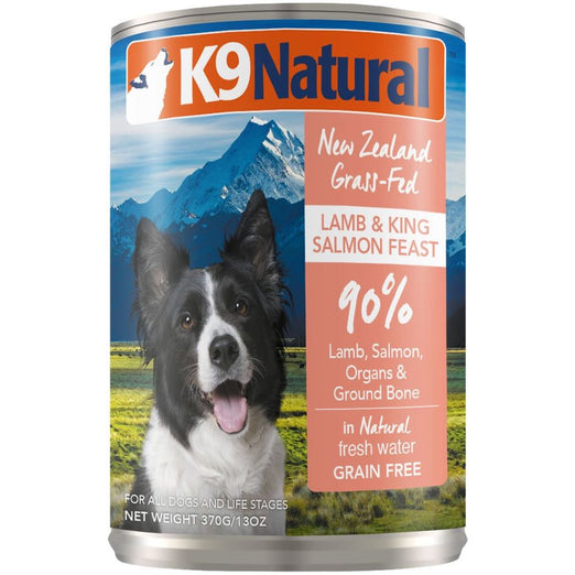 K9 Natural Lamb & King Salmon Feast Grain-Free Canned Dog Food 370g - Kohepets