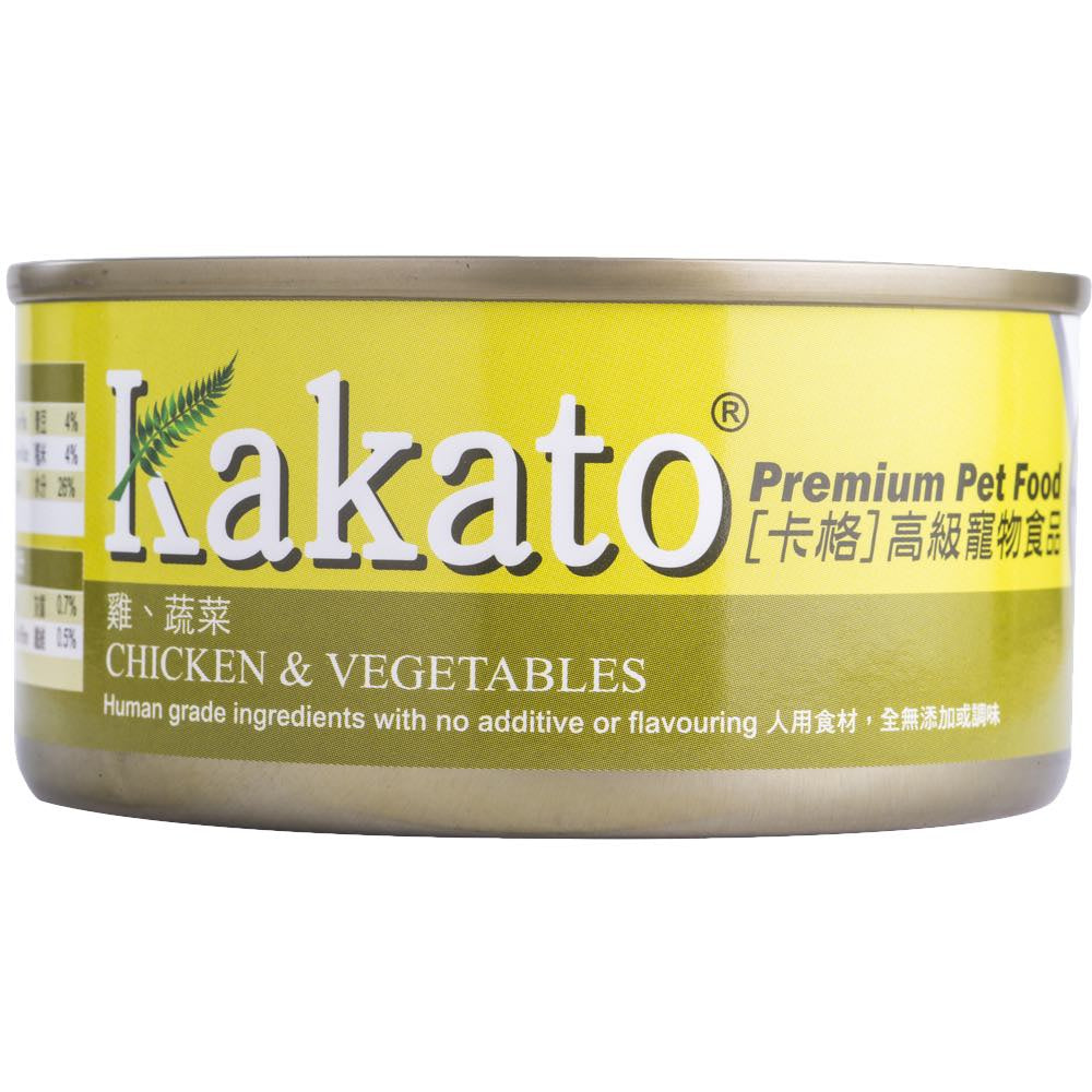Kakato Chicken & Vegetables Canned Cat & Dog Food 170g - Kohepets