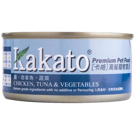 Kakato Chicken, Tuna & Vegetables Canned Cat & Dog Food 170g - Kohepets