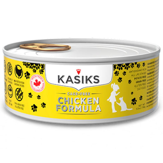Kasiks Cage-Free Chicken Grain Free Canned Cat Food 156g - Kohepets