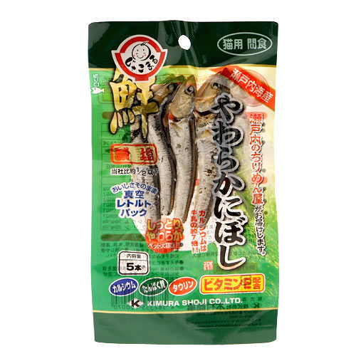 Kimura Soft Anchovy Cat Treats 5pcs - Kohepets
