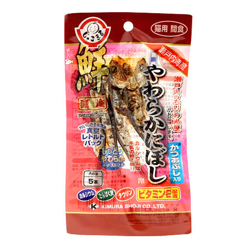 Kimura Soft Anchovy with Katsuobushi Cat Treats 5pcs - Kohepets