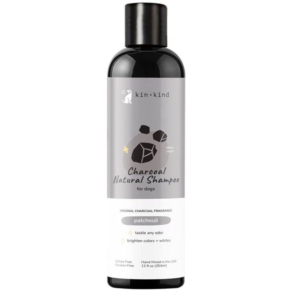 Kin+Kind Charcoal Patchouli Natural Dog Shampoo 12oz Kohepets