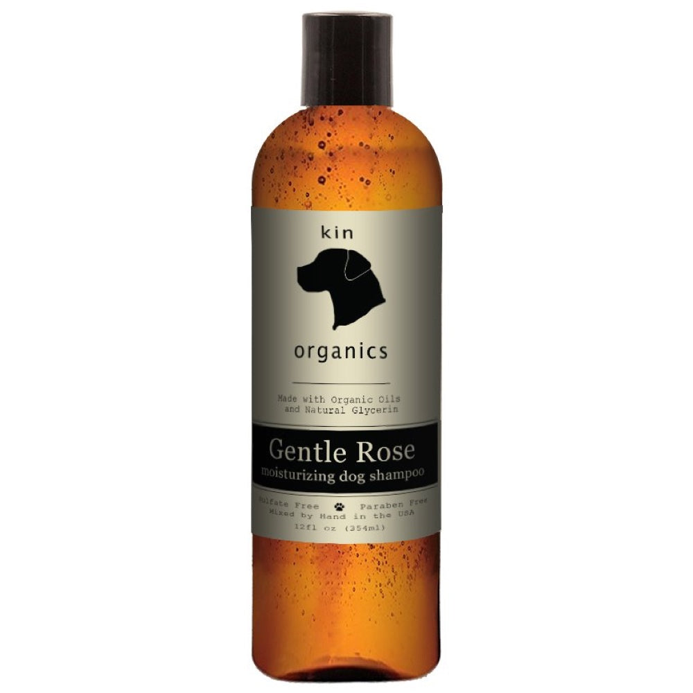 Kin+Kind Kin Organics Gentle Rose Moisturizing Dog Shampoo 12oz - Kohepets