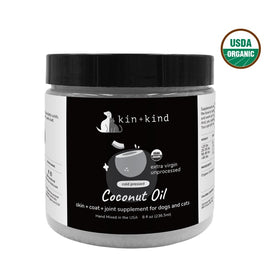 10% OFF: Kin+Kind Organic Raw Coconut Oil Cat & Dog Supplement - Kohepets