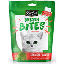 5 FOR $14: Kit Cat Breath Bites Mint & Salmon Flavour Dental Cat Treats 60g