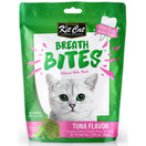 5 FOR $14: Kit Cat Breath Bites Mint & Tuna Flavour Dental Cat Treats 60g