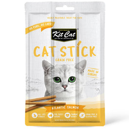 4 FOR $6: Kit Cat Cat Stick Atlantic Salmon Grain-Free Cat Treats 3pc