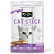 4 FOR $5.90: Kit Cat Cat Stick Salmon & Tuna Grain-Free Cat Treats 3pc