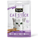 4 FOR $6.20 (Exp 28Aug24): Kit Cat Cat Stick Salmon & Tuna Grain-Free Cat Treats 3pc