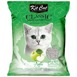 Kit Cat Classic Clump Apple Clay Cat Litter 10L - Kohepets