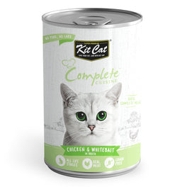 Kit Cat Complete Cuisine Chicken & Whitebait in Broth Grain-Free Canned Cat Food 150g - Kohepets