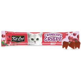 12 FOR $12 (Exp 9Nov24): Kit Cat Cranberry Crisps Beef Cat Treats 20g