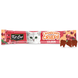 12 FOR $11 (Exp 14Oct24): Kit Cat Cranberry Crisps Salmon Cat Treats 20g