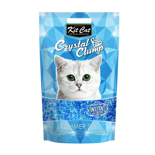 Kit Cat Crystal Clump Summer Sky Cat Litter 4L - Kohepets