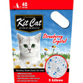 Kit Cat Crystal Litter, Strawberry Cat Litter 5L - Kohepets